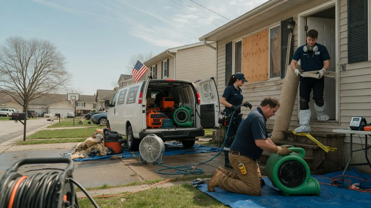 Water Damage Restoration in Cromwell, OK near me